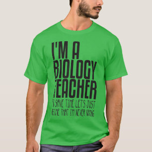 Camiseta ix27m un profesor de biología para ahorrar tiempo 