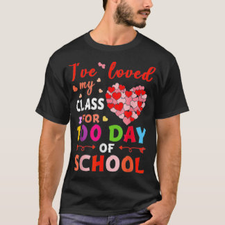 Camiseta Ix27ve Amó Mi Clase Durante 100 Días De Escuela 32