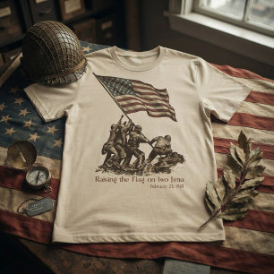 Camiseta Izar la bandera en Iwo Jima
