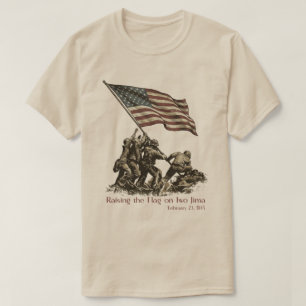 Camiseta Izar la bandera en Iwo Jima