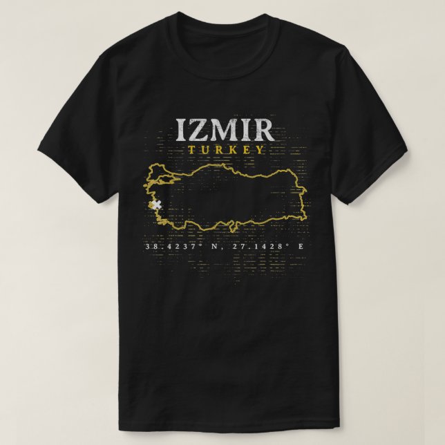 Camiseta Izmir de Turquía (Diseño del anverso)