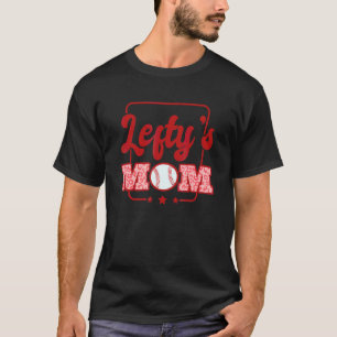 Camiseta Izquierda2019s Mamá Béisbol Zurdos y Lefty