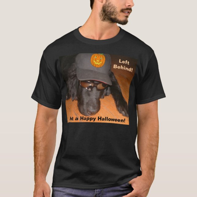 Camiseta Izquierda detrás de este Halloween (Anverso)