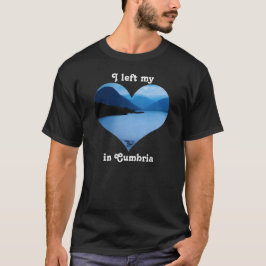Camiseta Izquierda mi distrito Cumbria Inglaterra del lago