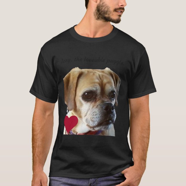 Camiseta Izzy El Puggle Adorable (Anverso)