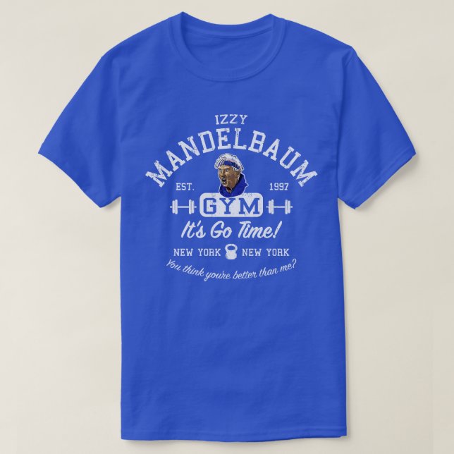 Camiseta Izzy Mandelbaum Gym (Diseño del anverso)