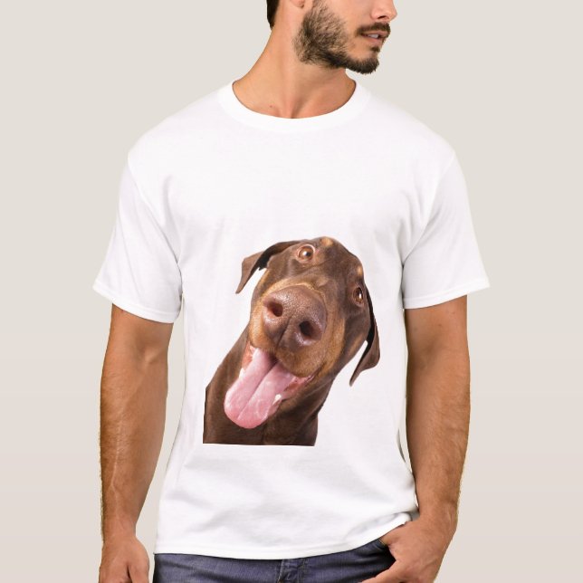 Camiseta J003 del Doberman (Anverso)