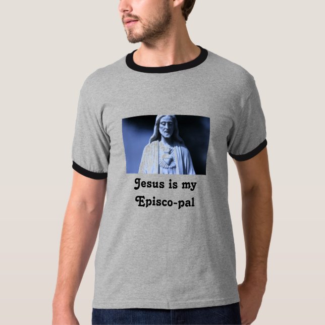 Camiseta j0432798, Jesús es mi episcopal (Anverso)
