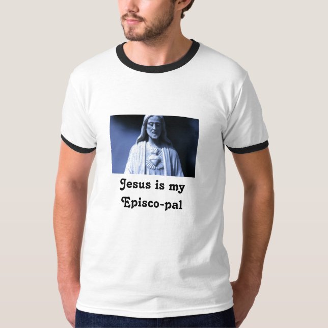 Camiseta j0432798, Jesús es mi episcopal (Anverso)