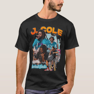 Camiseta J.Cole Tee Para Hombres Mujeres Rapper Retro Vinta