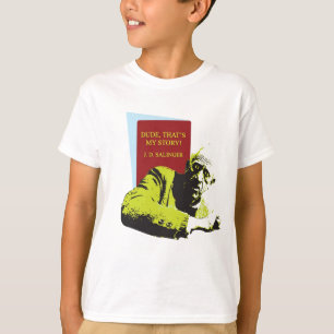 Camiseta J.D. Colector de Salinger en el arte pop de Rye
