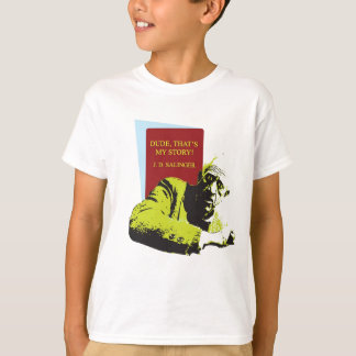 Camiseta J.D. Salinger Catcher en el arte pop de centeno