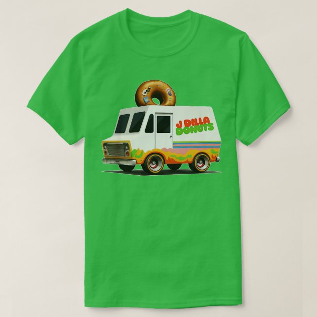Camiseta J Dilla Donuts Van 1 (Diseño del anverso)