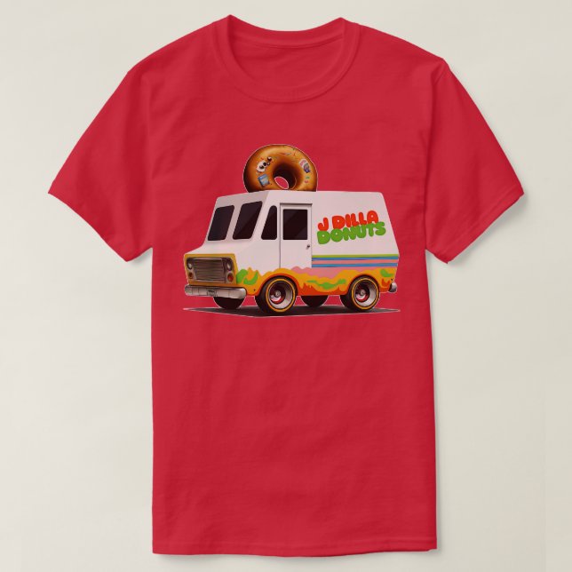 Camiseta J Dilla Donuts Van 1 (Diseño del anverso)