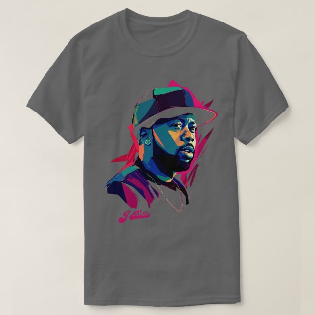 Camiseta J Dilla Original Hip Hop Fan Design (Diseño del anverso)