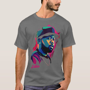 Camiseta J Dilla Original Hip Hop Fan Design