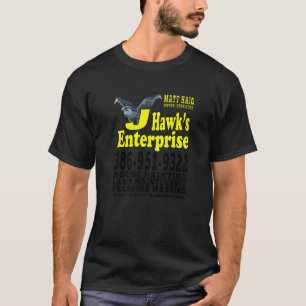 Camiseta J Hawk Lawn Care Premium