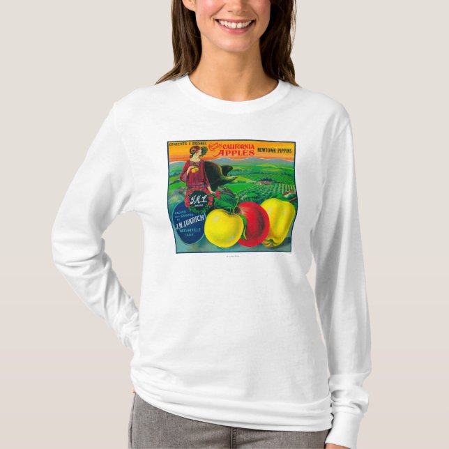 Camiseta J.M.L. Cajón LabelWatsonville, CA de Apple (Anverso)