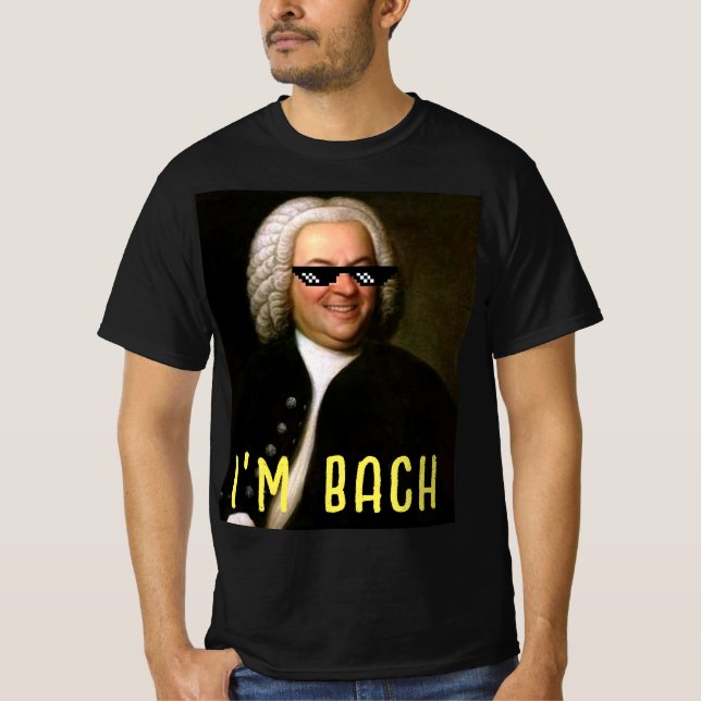 Camiseta J.S. Bach Meme T-Shirt (Anverso)