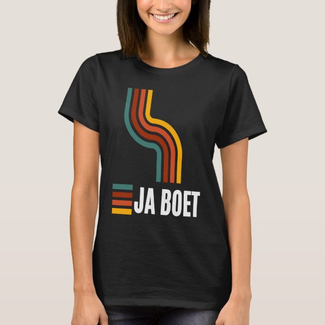 Camiseta Ja boet South African Afrikaans (Anverso)