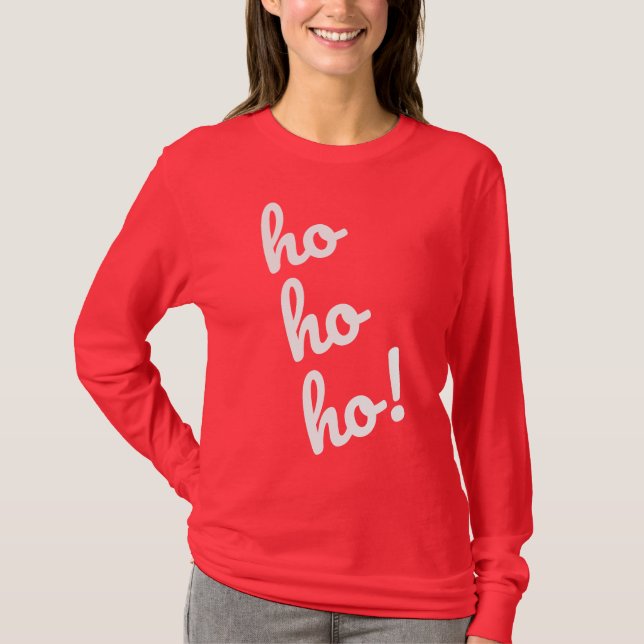 Camiseta ¡Ja Ja Ja! Santa Ho Navidad (Anverso)