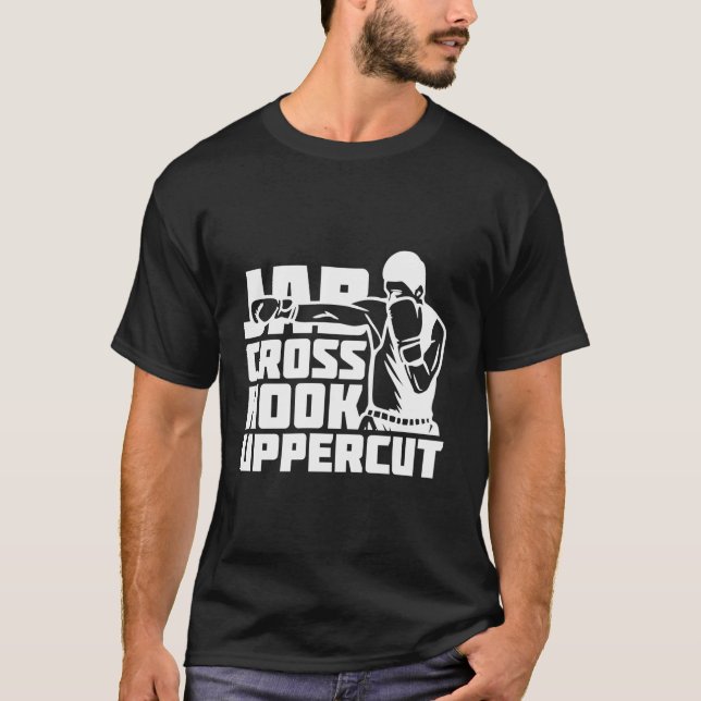 Camiseta Jab Cross Hook Uppercut (Anverso)