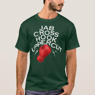 Camiseta Jab Cross Hook Uppercut Boer Funny Boing Training