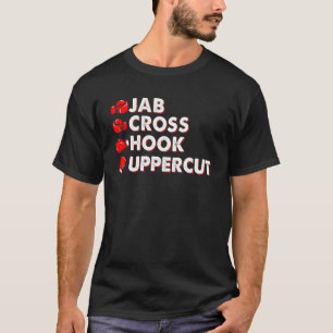 Camiseta Jab Cross Hook Uppercut Boxeador de boxeo
