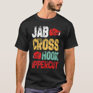 Camiseta Jab Cross Hook Uppercut Boxer