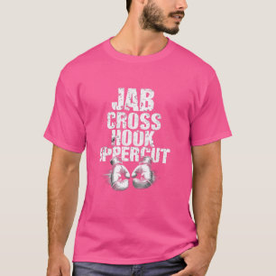 Camiseta Jab Cross Hook Uppercut Boxing