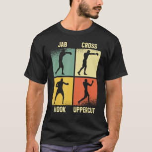Camiseta Jab Cross Hook Uppercut Boxing Guantes de boxeo