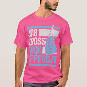 Camiseta Jab Cross Hook Uppercut Funny Mejor Boxeo de Kickb