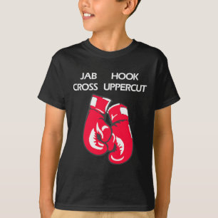 Camiseta Jab Hook Cross Uppercut Artes Marciales Boxeo
