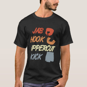 Camiseta Jab Hook Uppercut Kick Mial