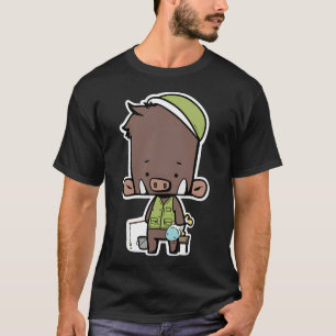 Camiseta Jabalí pescador