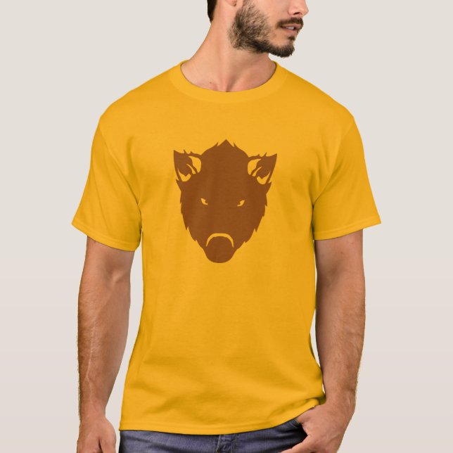 Camiseta jabalí salvaje (Anverso)