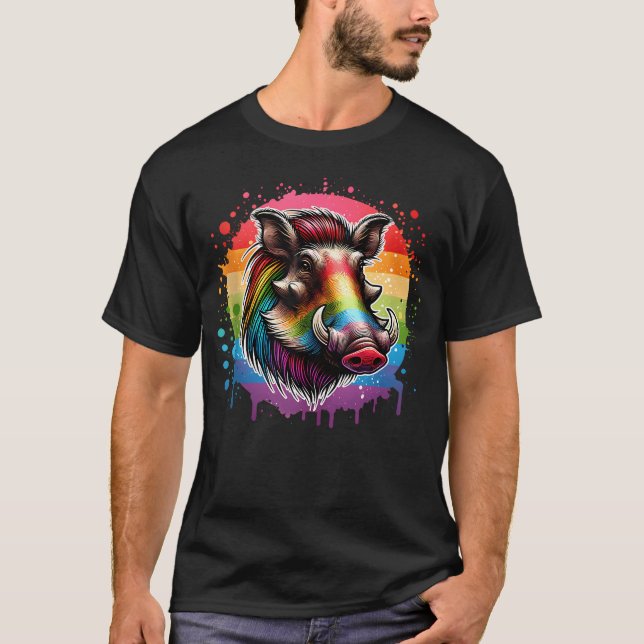Camiseta Jabalí verrugoso (Anverso)