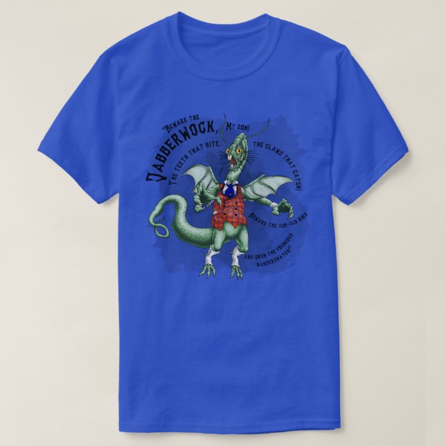 Camiseta Jabberwocky bk (Diseño del anverso)
