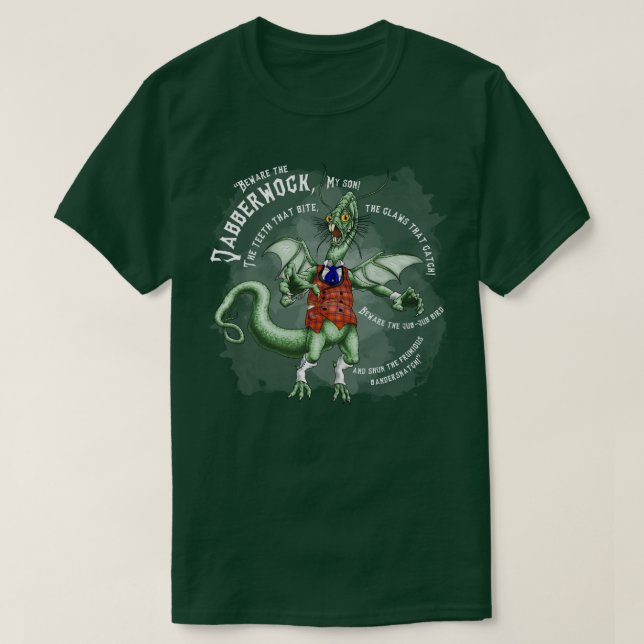 Camiseta Jabberwocky wh (Diseño del anverso)