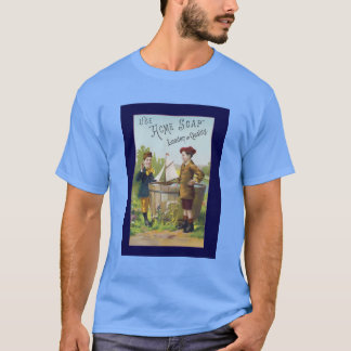 Camiseta Jabón de papel de anuncio de cosecha