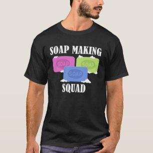 Camiseta Jabón Haciendo Artesanía De Cuadrado Crafter Iróni
