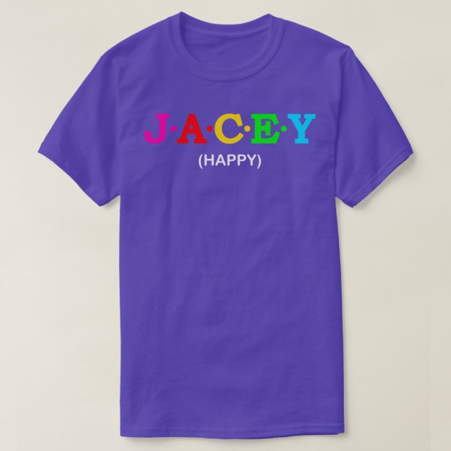 Camiseta Jacey Happy (Diseño del anverso)