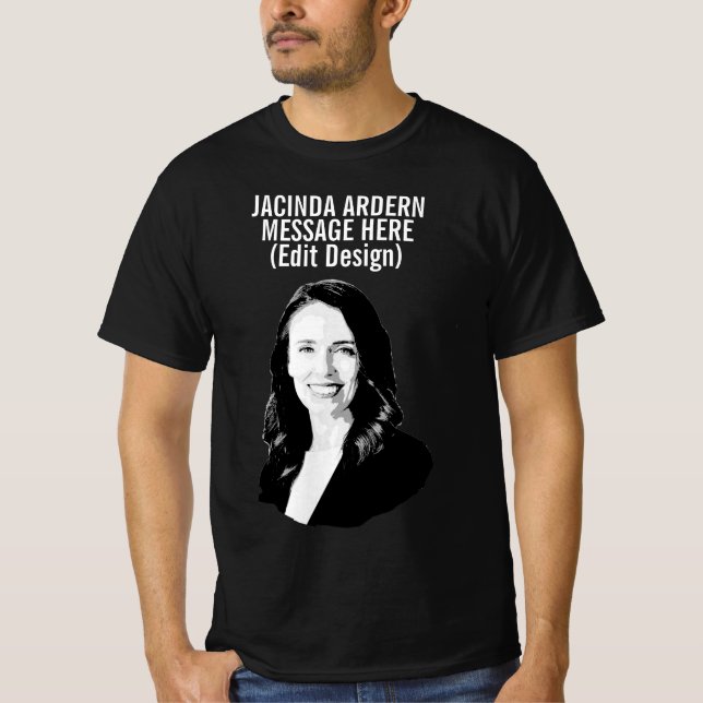 CAMISETA JACINDA ARDERN PERSONALIZADO (Anverso)