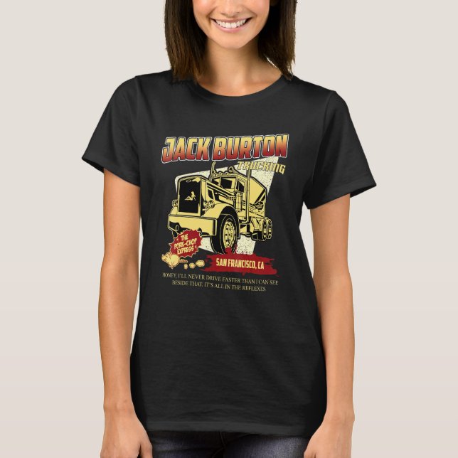 Camiseta Jack Burton Transporte San Francisco (Anverso)