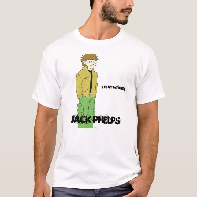 Camiseta Jack cartoonized, Jack Phelps, yo juega con el (Anverso)