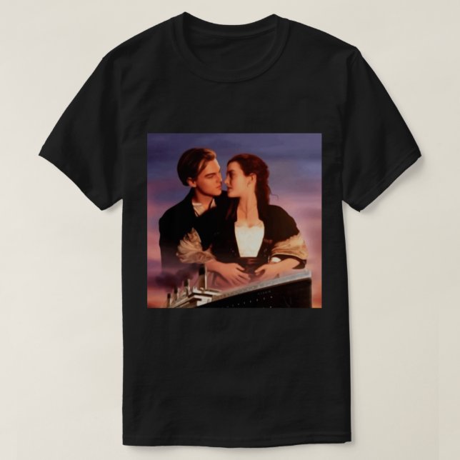 Camiseta Jack de cine Titanic y Cojín decorativo Rosa (Diseño del anverso)