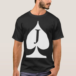 Camiseta Jack de la cubierta de las espadas del póker del