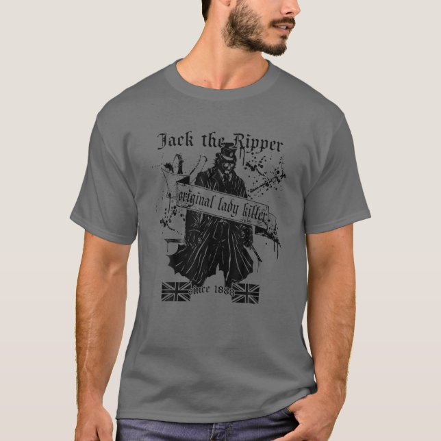 CAMISETA JACK EL ASESINO DE LA SEÑORA ORIGINAL RIPPER CLÁSI (Anverso)