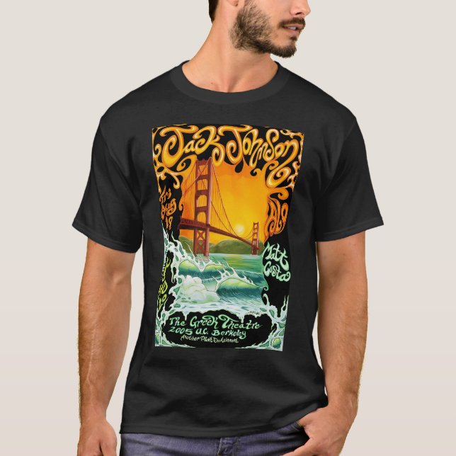 Camiseta Jack Johnson Merch Vtg (Anverso)