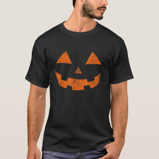 Camiseta Jack o Lantern alarmante cara de calabaza de hallo